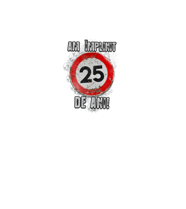 Am împlinit 27 de ani! model negru pe tricou