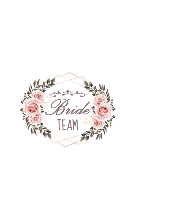Vintage Bride team model alb pe tricou