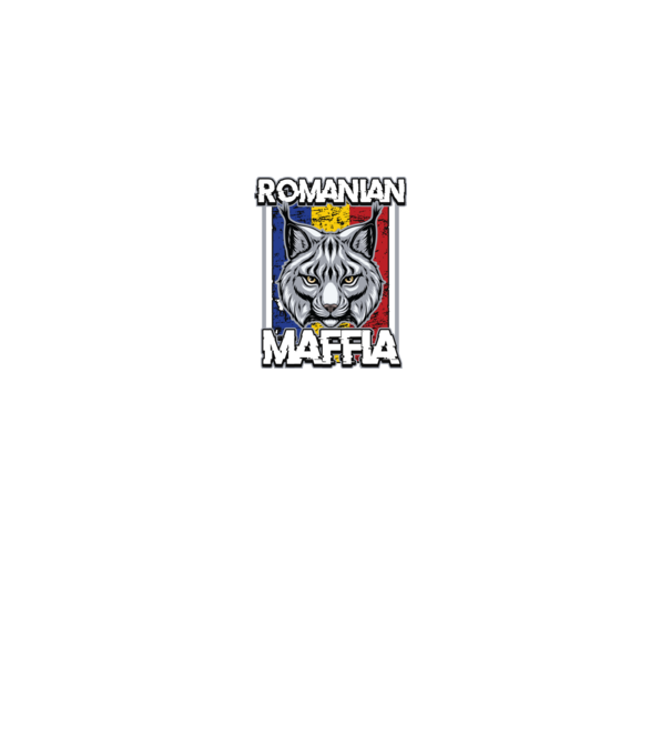 România maffia model gri pe tricou