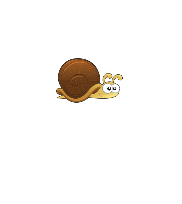 Snail model albastru deschis pe tricou