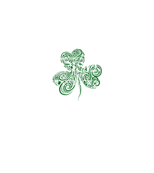 Everyone is irish shamrock model negru pe tricou