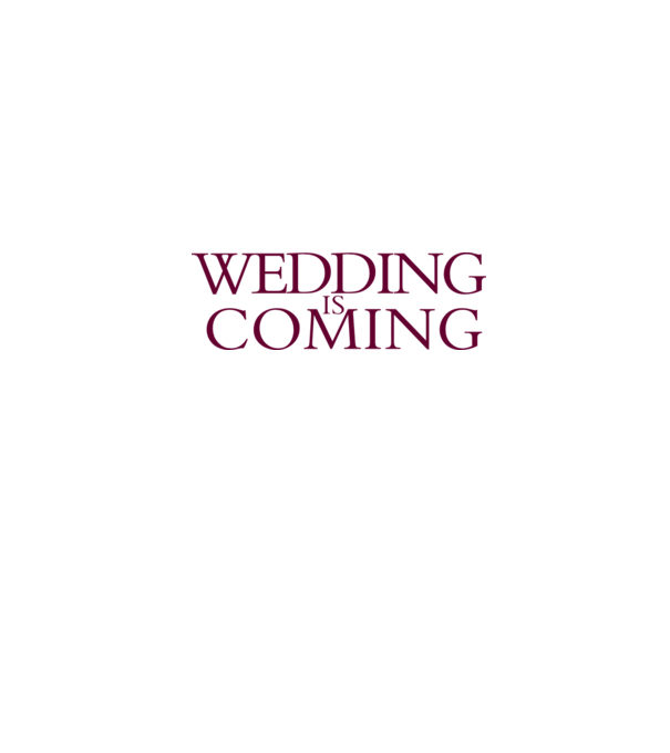 Wedding is coming model gri pe tricou