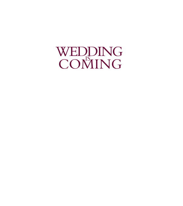 Wedding is coming model gri pe tricou