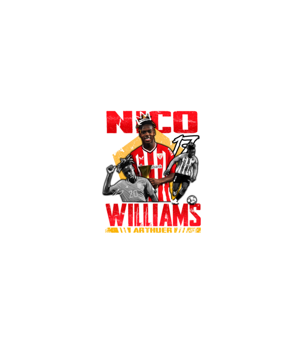 Nico Williams tribute model nisipiu pe tricou