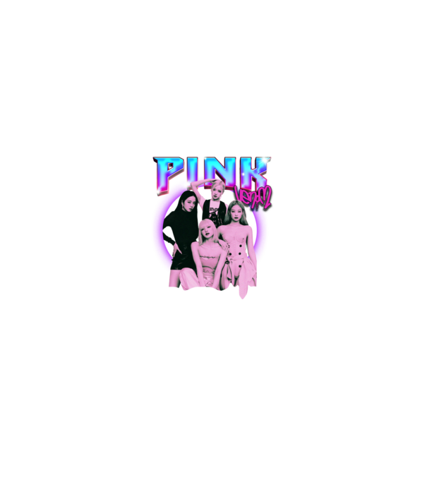 BLACKPINK pink venom model negru pe tricou