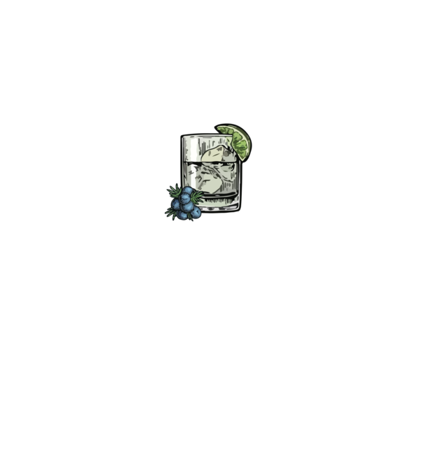 Let the fun be gin model gri pe tricou