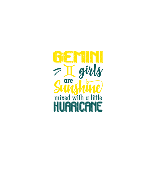 Sunshine with Hurricane GEMINI model negru pe tricou