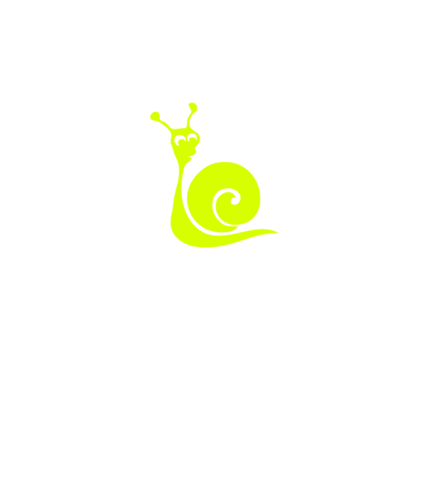Snail model verde pe tricou