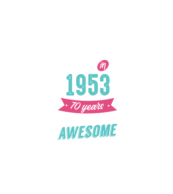 Made in 1953 model negru pe tricou