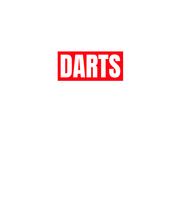 DARTS HERO model negru pe tricou