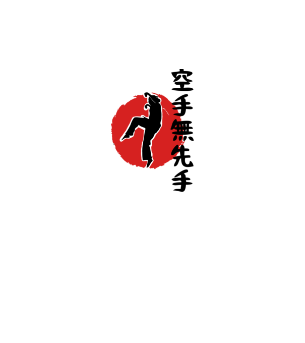 Larusso training japan model alb pe tricou