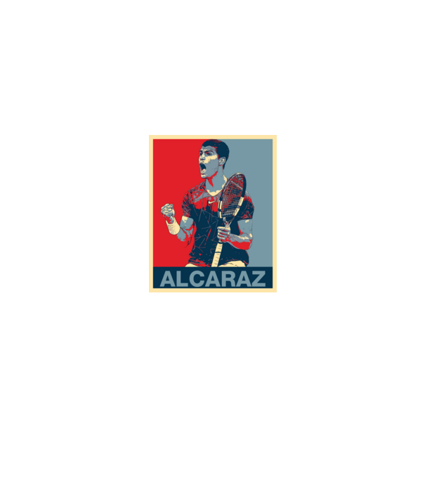 Carlos Alcaraz model negru pe tricou
