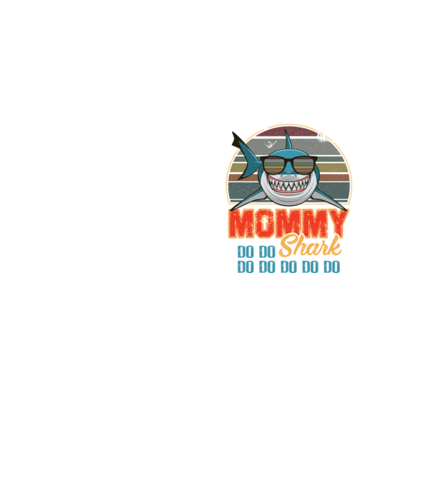 Mommy Shark model galben neon pe tricou