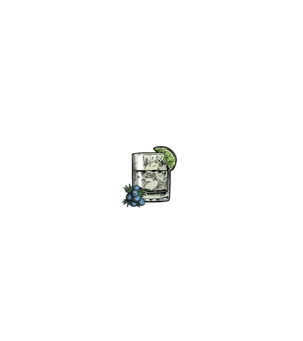 Let the fun be gin model negru pe tricou