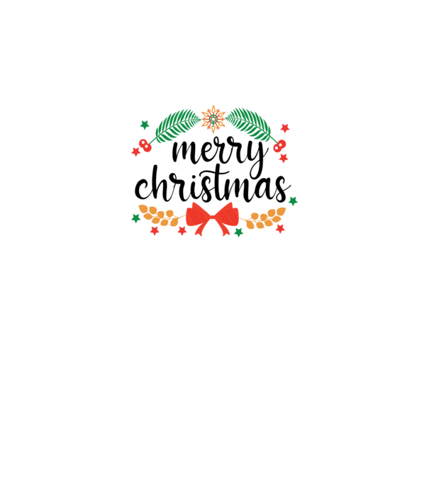 Merry christmas model alb pe tricou