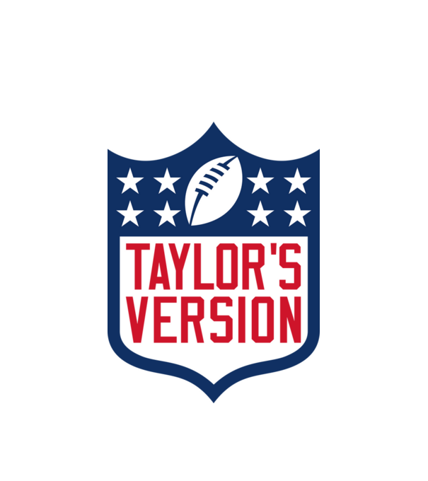Taylor Swift football logo model alb pe tricou