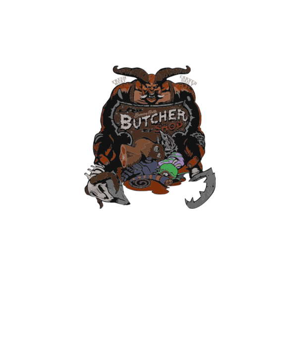 Heroes of the Storm - Butcher (snapsleek) model verde neon pe tricou