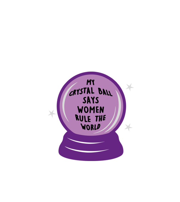Women rule the world model negru pe tricou
