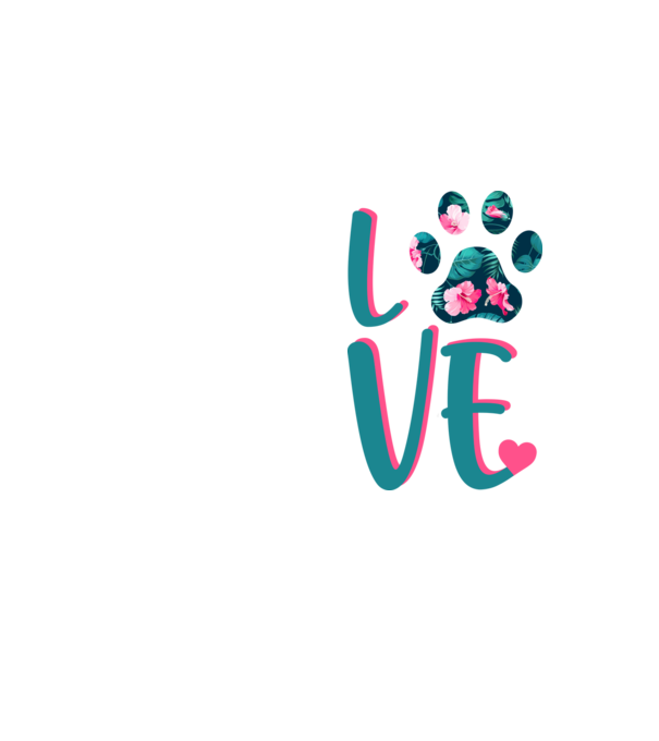 LOVE CÂINI model galben neon pe tricou