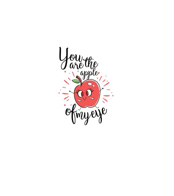 You drive me bananas you are the apple of my eye model negru pe tricou