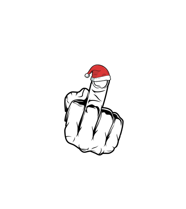 f u christmas model alb pe tricou