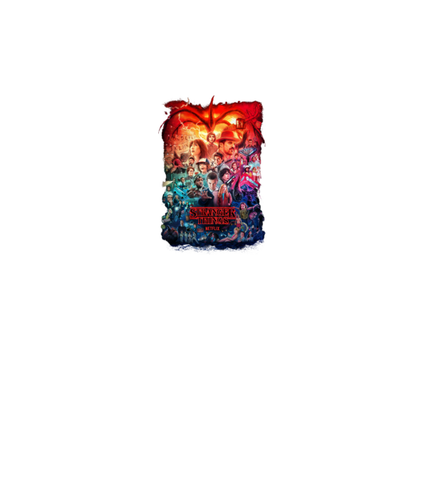 stranger things tribute poster2 model turcoaz pe tricou