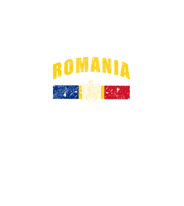 Romania coat of arms model negru pe tricou