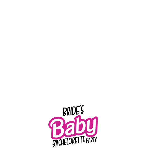 Bride Barbies baby model roz deschis pe tricou