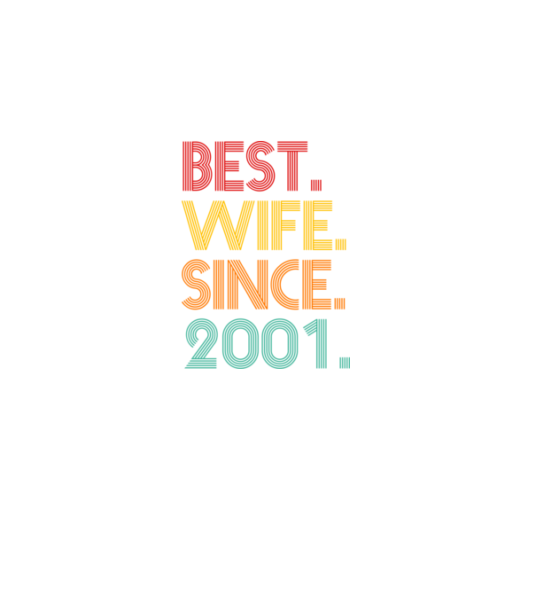 best wife since 2001 retro model negru pe tricou