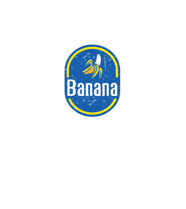 Banane carnaval model alb pe tricou
