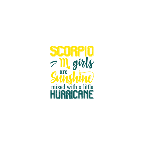 Sunshine with Hurricane SCORPIO model negru pe tricou