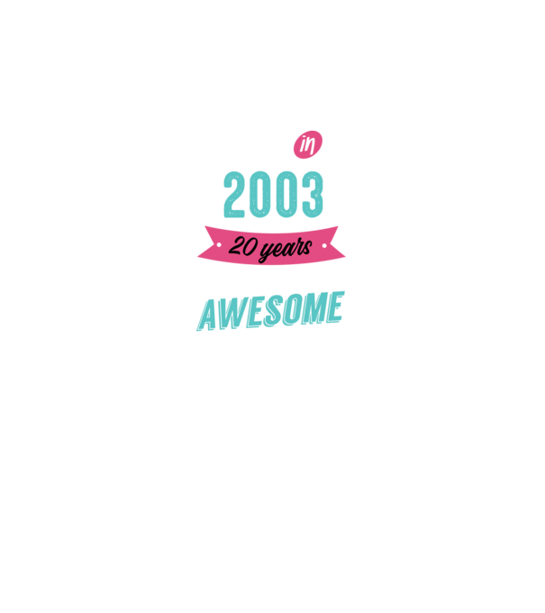 MADE IN 2003 model negru pe tricou