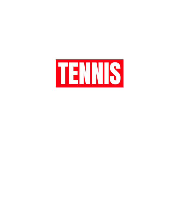 TENNIS HERO model negru pe tricou