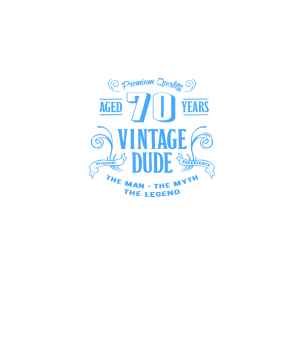 Vintage Dude - 70 model albastru jeanși pe tricou