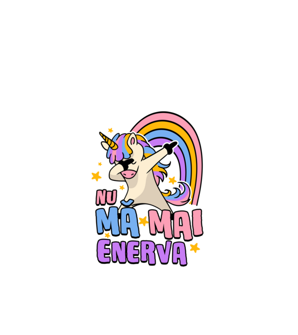 Nu mă mai enerva model negru pe tricou