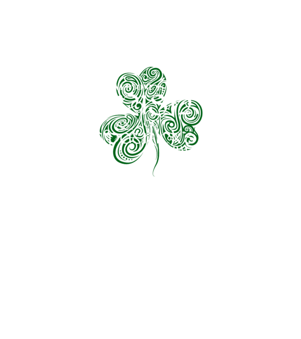 Everyone is irish shamrock model negru pe tricou