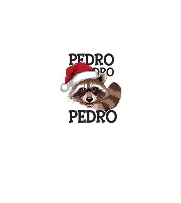 Pedro pedro xmas model alb/roșu pe tricou