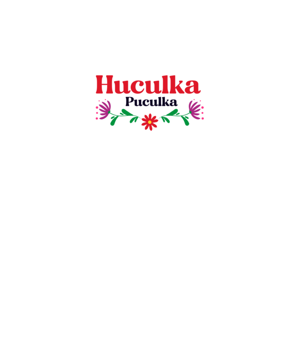 Huculka Puculka model alb pe tricou
