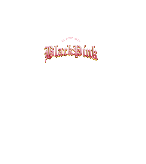 BLACPINK in your area model negru pe tricou