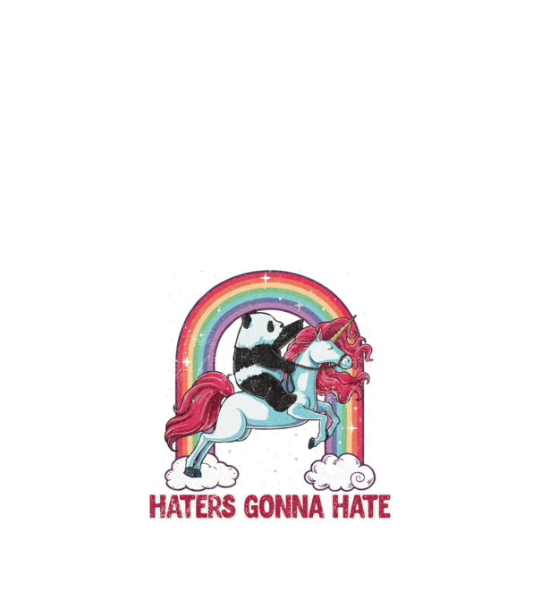 HATERS GONNA HATE model alb pe tricou