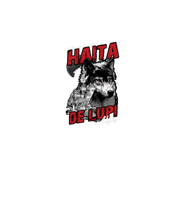 Petrecere de burlac - haită de lupi masculi alfa model negru pe tricou