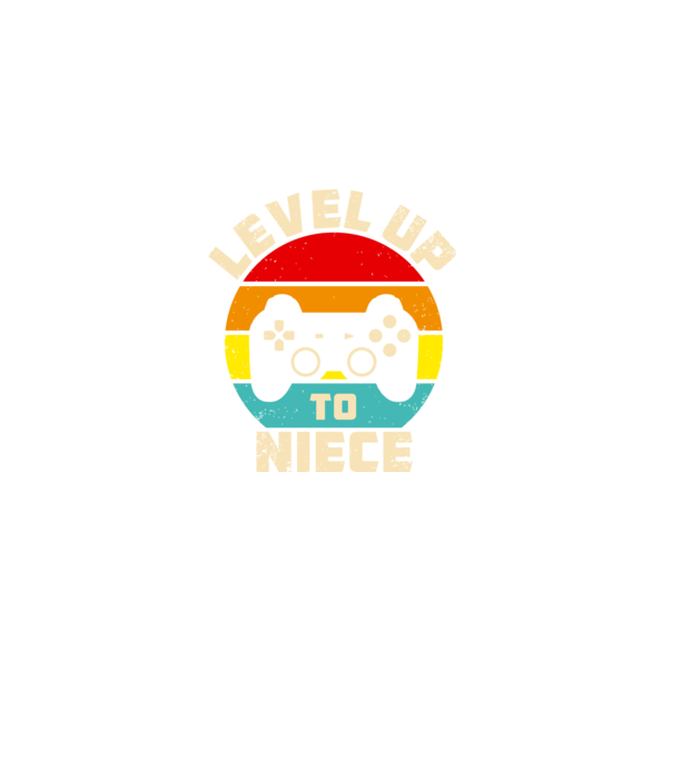 Level Up Niece model negru pe tricou