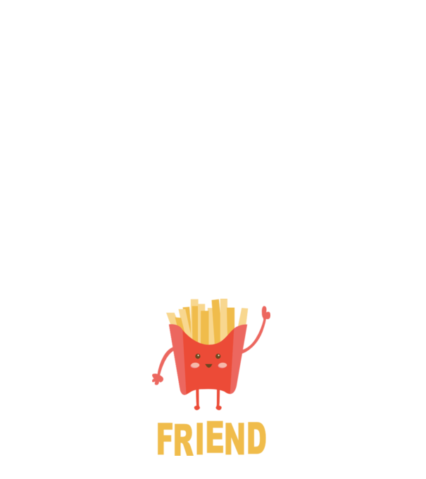 Friends cartofi model roz deschis pe tricou