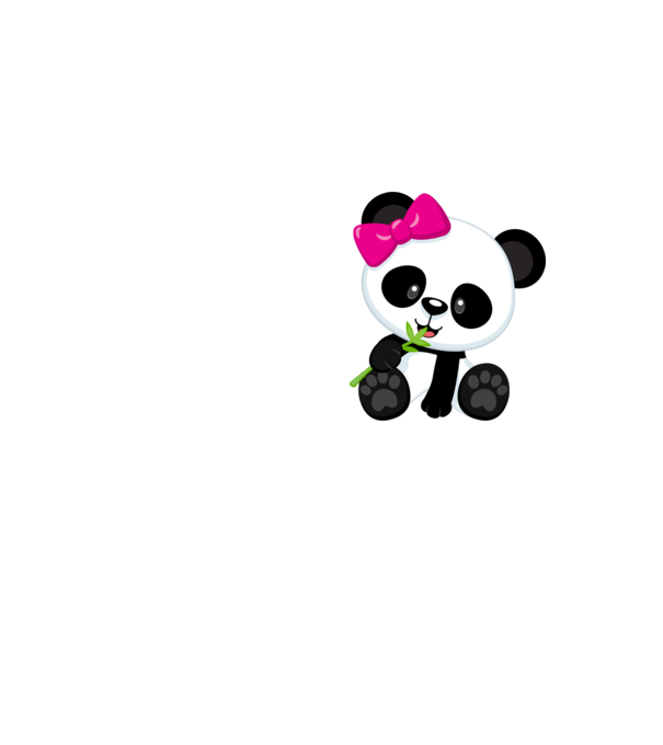 cute panda girl model galben neon pe tricou