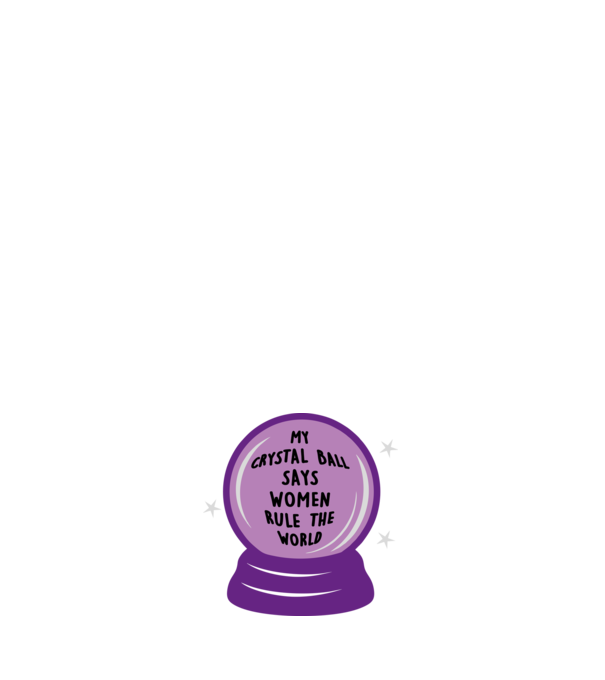 Women rule the world model negru pe tricou