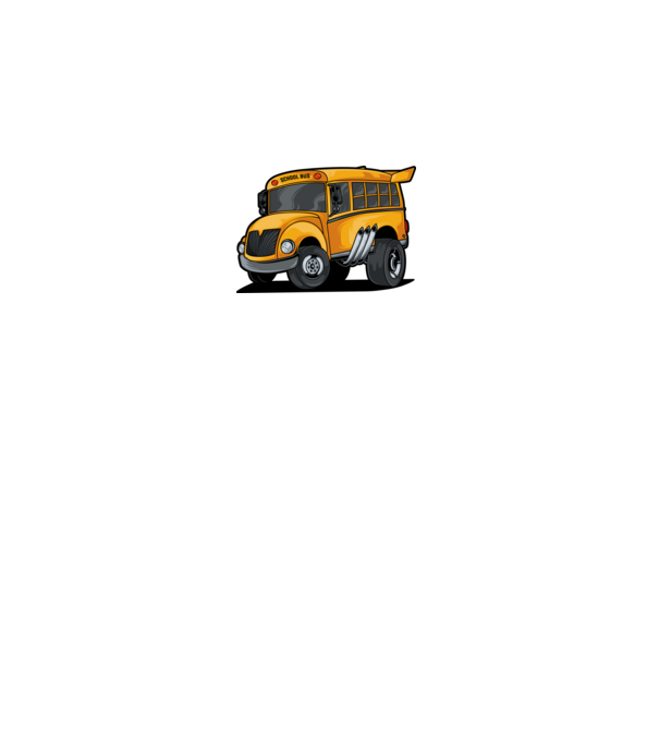 Autobuze model alb pe tricou