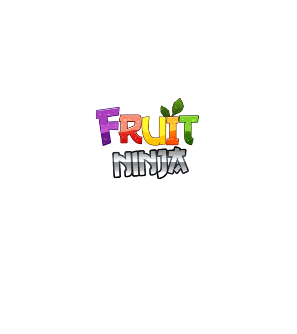 Fruit Ninja model alb pe tricou