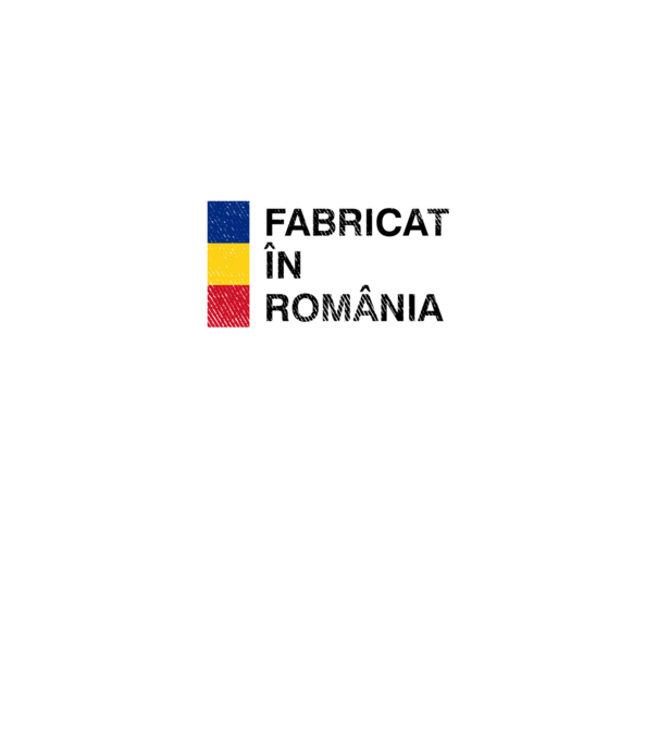 Fabricat în România model negru pe tricou