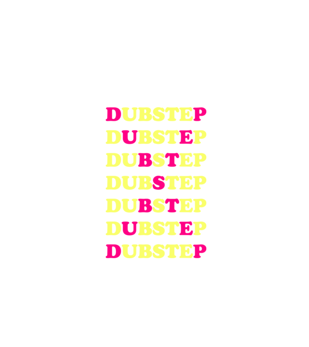 Dubstep model negru pe tricou