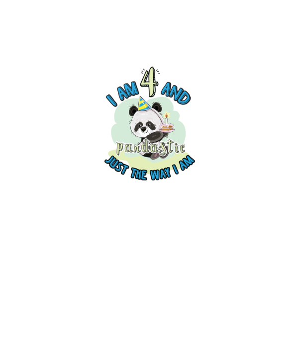 PANDASTIC 4 model gri pe tricou